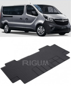 Opel Vivaro C, Van, fabricat din 03.2019 - Prezent, Rand 2, Masina Are 6 Locuri, set covorase auto dedicate, din cauciuc 100% Premium accesorii pentru autoturismul tau - masina v154610
