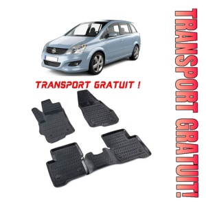 Opel Zafira B 2005-2014 Set 4 covorase auto din cauciuc tip tavita premium line 3D - Transport Gratuit!