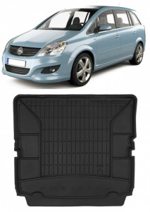 Opel Zafira B Van din 05.2005 - 2014, Tavita Pentru Portbagaj Lux Premium Dedicata, Rand 3 Culcat *1 accesorii pentru autoturismul tau - masina v196580