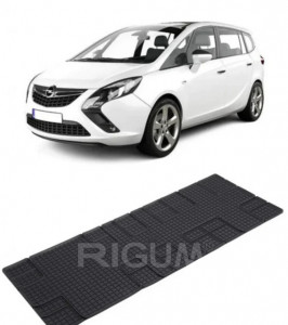 Opel Zafira Life, Van, fabricat din 03.2019 - Prezent, Rand 3, set covorase auto dedicate, din cauciuc 100% Premium accesorii pentru autoturismul tau - masina v157295