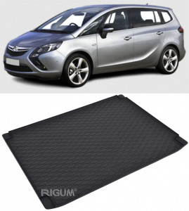Opel Zafira Tavita pentru portbagaj din cauciuc, compatibila Opel Zafira C fabricatie 01.2012 - 07.2019, caroserie van, 7 locuri, rand 3 culcat accesorii pentru autoturismul tau - masina v111893