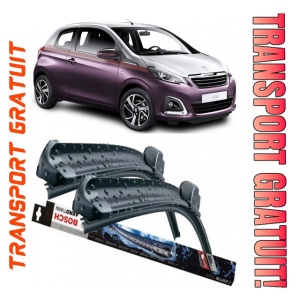 Peugeot 108 Set 2 stergatoare parbriz Bosch Bosch Aerotwin 65 cm/65 cm compatibile cu Peugeot 108 din 2014 (65 cm / 65 cm)