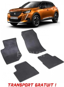 Peugeot 2008 I, Suv, fabricat din 04.2013 - 12.2019, set covorase auto dedicate, din cauciuc 100% Premium - Transport Gratuit accesorii pentru autoturismul tau - masina v38421