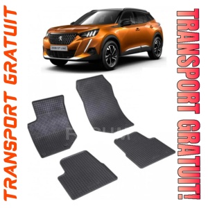 Peugeot 2008 II, Suv, fabricat din 01.2020 - Prezent, set covorase auto dedicate, din cauciuc 100% Premium