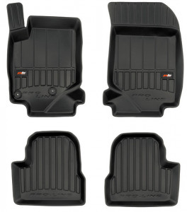 Peugeot 208 II, Hatchback, Din 06.2019 - Prezent , Set Covorase Auto Tip Tavita Premium 3D, din cauciuc accesorii pentru autoturismul tau - masina v170623