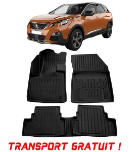 Peugeot 3008 (2016-) Set covorase auto cauciuc G.Modern Line 3D transport gratuit accesorii pentru autoturismul tau - masina v50078