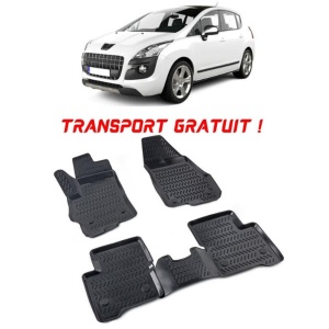 Peugeot 3008 I 2008-2016 Set 4 covorase auto din cauciuc tip tavita premium line 3D - Transport Gratuit! accesorii pentru autoturismul tau - masina v48528