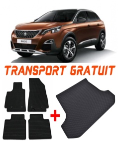 Peugeot 3008 Set Covorase + tavita portbagaj auto Peugeot 3008 II PHEV fabricatie 09.2019 - prezent, caroserie suv accesorii pentru autoturismul tau - masina v1104