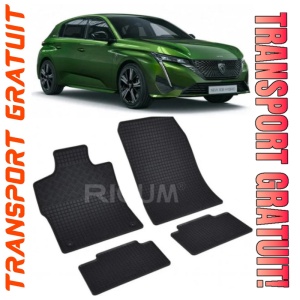 Peugeot 308 fabricat din 2022 - Prezent, Combi, set covorase auto dedicate, din cauciuc 100% Premium