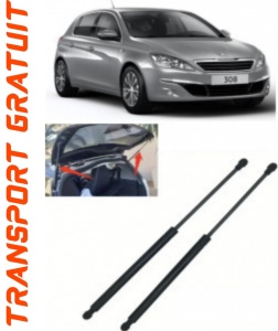 Peugeot 308 II Set 2 amortizoare pentru portbagaj / haion Krosno compatibil cu Peugeot 308 II Hatchback fabricat intre 2013-2021 accesorii pentru autoturismul tau - masina v89298