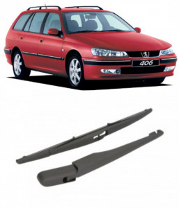 Peugeot 406 Break Brat stergator pentru luneta spate cu lamela 360 mm, compatibil cu Peugeot 406 Break Hatchback fabricat intre 1996-2004, calitate extra accesorii pentru autoturismul tau - masina v92222