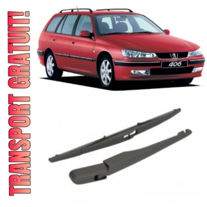 Peugeot 406 Break Brat stergator pentru luneta spate cu lamela 360 mm, compatibil cu Peugeot 406 Break Hatchback fabricat intre 1996-2004, calitate extra