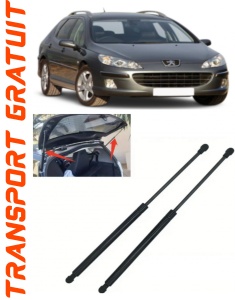 Peugeot 407 Set 2 amortizoare pentru portbagaj / haion Krosno compatibil cu Peugeot 407 Combi fabricat intre 2004-2011 accesorii pentru autoturismul tau - masina v89508