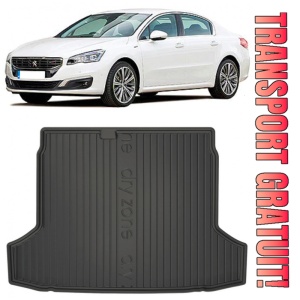 Peugeot 508 I din 01.2011 - 09.2018 Sedan Fara Subwoofer *1, Tavita Pentru Portbagaj Lux Premium Dedicata,