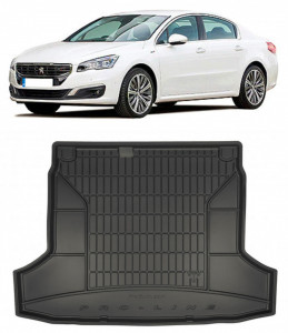 Peugeot 508 I Sedan din 01.2011 - 09.2018, Tavita Pentru Portbagaj Lux Premium Dedicata, Fara Subwoofer *1 accesorii pentru autoturismul tau - masina v196770