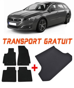 Peugeot 508 II Sedan din 11.2018 - Prezent *4, Set Covorase + tavita portbagaj auto accesorii pentru autoturismul tau - masina v144