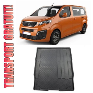 Peugeot E-Traveller Van din 01.2016 - Prezent, Tavita Pentru Portbagaj Lux Premium Dedicata, Ampatament Mediu L2 In Spatele Randului 2 Scaune Culisate In Fata) *1