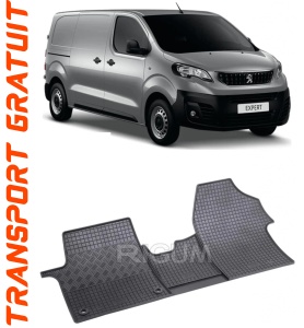 Peugeot Expert E-III fabricat din 10.2020 - Prezent, Van, 2-3 Locuri, set covorase auto dedicate, din cauciuc 100% Premium accesorii pentru autoturismul tau - masina v150123