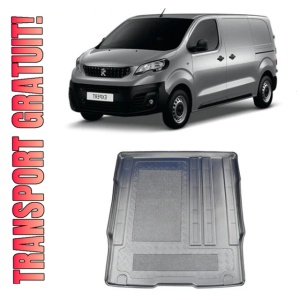 Peugeot Expert III Traveller Van din 01.2016 - Prezent, Tavita Pentru Portbagaj Lux Premium Dedicata, Ampatament Mediu L2 In Spatele Randului 2 Scaune Culisate In Spate *2