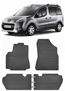 Peugeot Partner II, Van, Din 2008 - 08.2018 , Set Covorase Auto Premium accesorii pentru autoturismul tau - masina v155416
