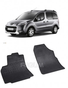 Peugeot Partner II, Van, fabricat din 2008 - 08.2018, 2 Locuri, set covorase auto dedicate, din cauciuc 100% Premium accesorii pentru autoturismul tau - masina v159222