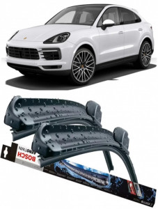 Porsche Cayenne Coupe Set 2 stergatoare parbriz Bosch Bosch Aerotwin 65 cm/53 cm compatibile cu Porsche Cayenne Coupe (9Yb) din 2019 (65 cm / 53 cm) accesorii pentru autoturismul tau - masina v126841