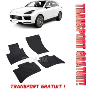 Porsche Cayenne II, Suv, fabricat din 05.2010 - 10.2017, set covorase auto dedicate, din cauciuc 100% Premium - Transport Gratuit