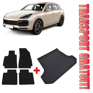 Porsche Cayenne III din 11.2017 - Prezent Suv *1 , Set Covorase + tavita portbagaj auto