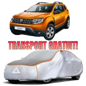Prelata Antigrindina pentru auto Dacia Duster (2018 - prezent) - husa protectie antigrindina si intemperii meteo severe - anti-grindina vijelii furtuni pentru auto