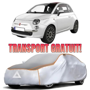 Prelata Antigrindina pentru auto Fiat 500 (2007-) - husa protectie antigrindina si intemperii meteo severe - anti-grindina vijelii furtuni pentru auto