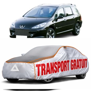 Prelata Antigrindina pentru auto Peugeot 307 2001-2014 - husa protectie antigrindina si intemperii meteo severe - anti-grindina vijelii furtuni pentru auto