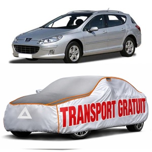 Prelata Antigrindina pentru auto Peugeot 407 2003-2010 - husa protectie antigrindina si intemperii meteo severe - anti-grindina vijelii furtuni pentru auto