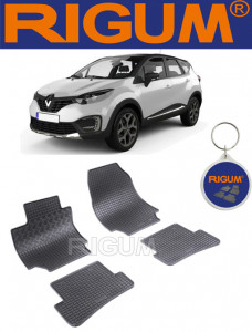 Renault Captur I, Suv, fabricat din 04.2013 - 12.2019, set covorase auto dedicate, din cauciuc 100% Premium accesorii pentru autoturismul tau - masina v161192