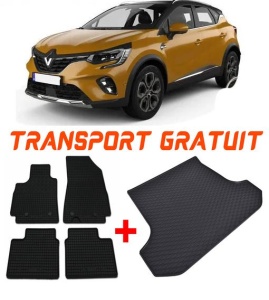 Renault Captur II din 01.2020 - Prezent Suv *1 , Set Covorase + tavita portbagaj auto accesorii pentru autoturismul tau - masina v1716
