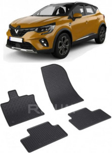 Renault Captur II fabricat din 01.2020 - Prezent, Suv, Hybrid, set covorase auto dedicate, din cauciuc 100% Premium accesorii pentru autoturismul tau - masina v152129