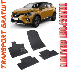 Renault Captur II fabricat din 01.2020 - Prezent, Suv, Hybrid, set covorase auto dedicate, din cauciuc 100% Premium