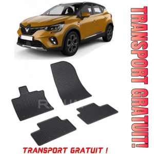 Renault Captur II, Suv, fabricat din 01.2020 - Prezent, set covorase auto dedicate, din cauciuc 100% Premium - Transport Gratuit