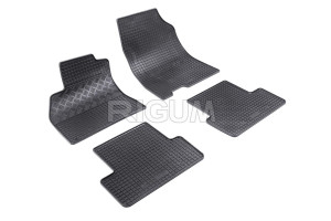 Renault Fluence, Sedan, fabricat din 2009 - Prezent, set covorase auto dedicate, din cauciuc 100% Premium accesorii pentru autoturismul tau - masina v159449
