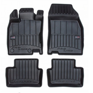 Renault Kadjar, Suv, Din 06.2015 - Prezent , Set Covorase Auto Tip Tavita Premium 3D, din cauciuc accesorii pentru autoturismul tau - masina v174084