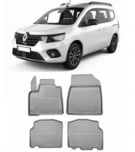 Renault Kangoo III Van Din 06.2021 - Prezent, Van , Set Covorase Auto Tip Tavita Premium 3D, din cauciuc accesorii pentru autoturismul tau - masina v164480
