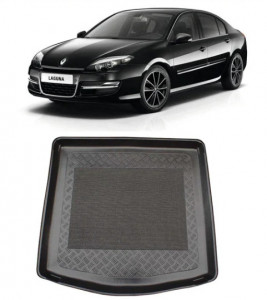 Renault Laguna III Hatchback din 07.2007 - 12.2015, Tavita Pentru Portbagaj Lux Premium Dedicata, Cu Sistem Audio Bose *2 accesorii pentru autoturismul tau - masina v196619