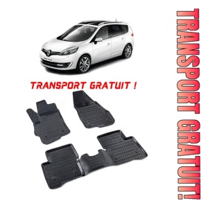 Renault Scenic III 2009-2016 Set 4 covorase auto din cauciuc tip tavita premium line 3D - Transport Gratuit!