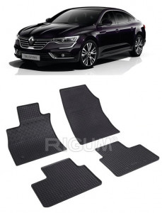 Renault Talisman, Sedan, fabricat din 01.2016 - Prezent, set covorase auto dedicate, din cauciuc 100% Premium accesorii pentru autoturismul tau - masina v159412