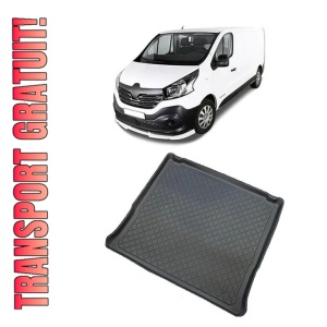 Renault Trafic III Van din 09.2014 - Prezent, Tavita Pentru Portbagaj Lux Premium Dedicata, Apamament Lung In Spatele Randului 3 *3