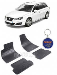 Seat Exeo, Combi, fabricat din 2009 - 2013, set covorase auto dedicate, din cauciuc 100% Premium accesorii pentru autoturismul tau - masina v158408
