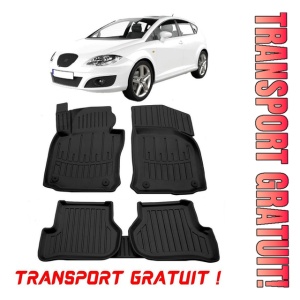 Seat Leon II (1P) (2005-2012) Set covorase auto cauciuc G.Modern Line 3D transport gratuit