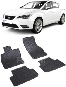 Seat Leon IV PhEV, Hatchback, fabricat din 2020 - Prezent, set covorase auto dedicate, din cauciuc 100% Premium accesorii pentru autoturismul tau - masina v154846
