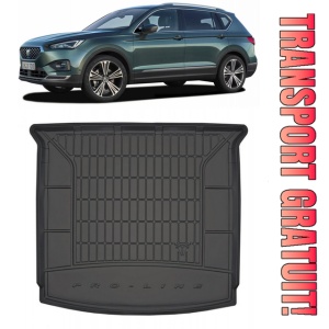 Seat Tarraco Suv din 10.2018 - Prezent, Tavita Pentru Portbagaj Lux Premium Dedicata, Rand 3 Culcat *1
