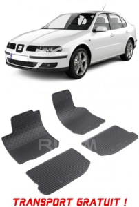 Seat Toledo III, Hatchback, fabricat din 2004 - 2010, set covorase auto dedicate, din cauciuc 100% Premium - Transport Gratuit accesorii pentru autoturismul tau - masina v37968