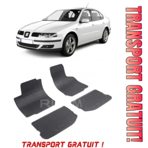 Seat Toledo III, Hatchback, fabricat din 2004 - 2010, set covorase auto dedicate, din cauciuc 100% Premium - Transport Gratuit